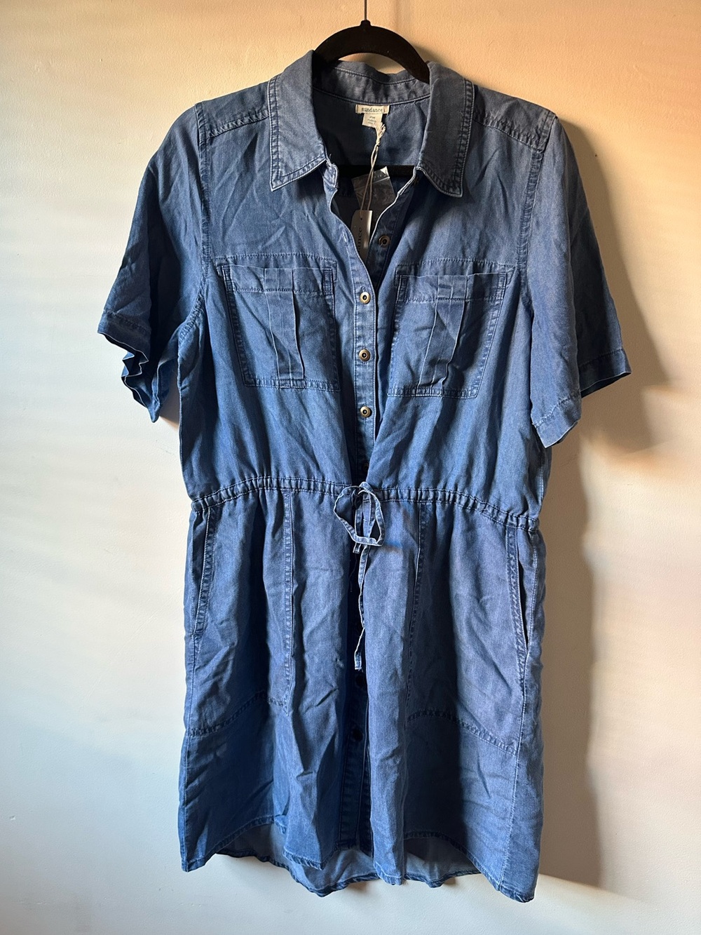 ✨5/$25 NWT Sundance Chambray Denim Dress Lyocell